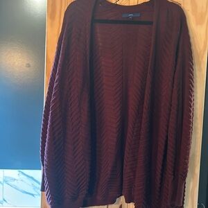 APT.9 XL burgundy Cardigan